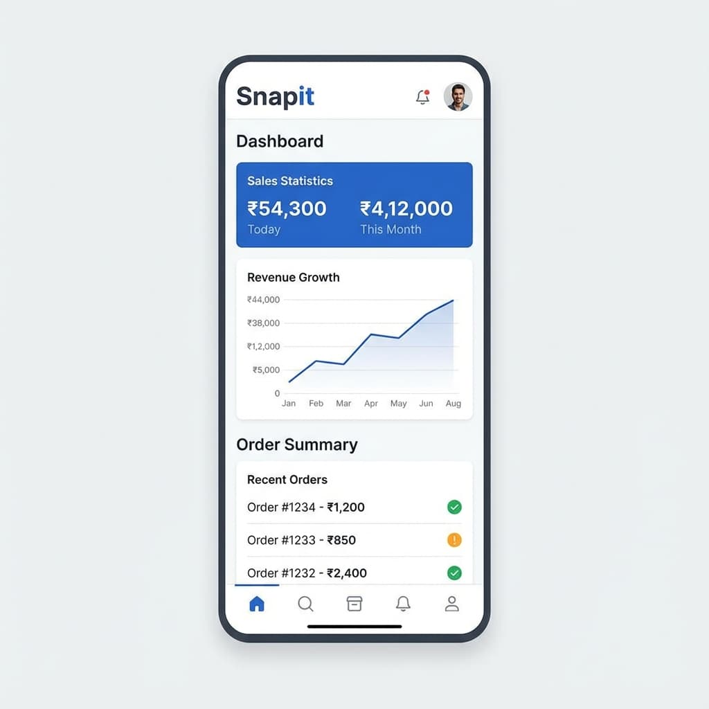 Snapit Vendor Dashboard